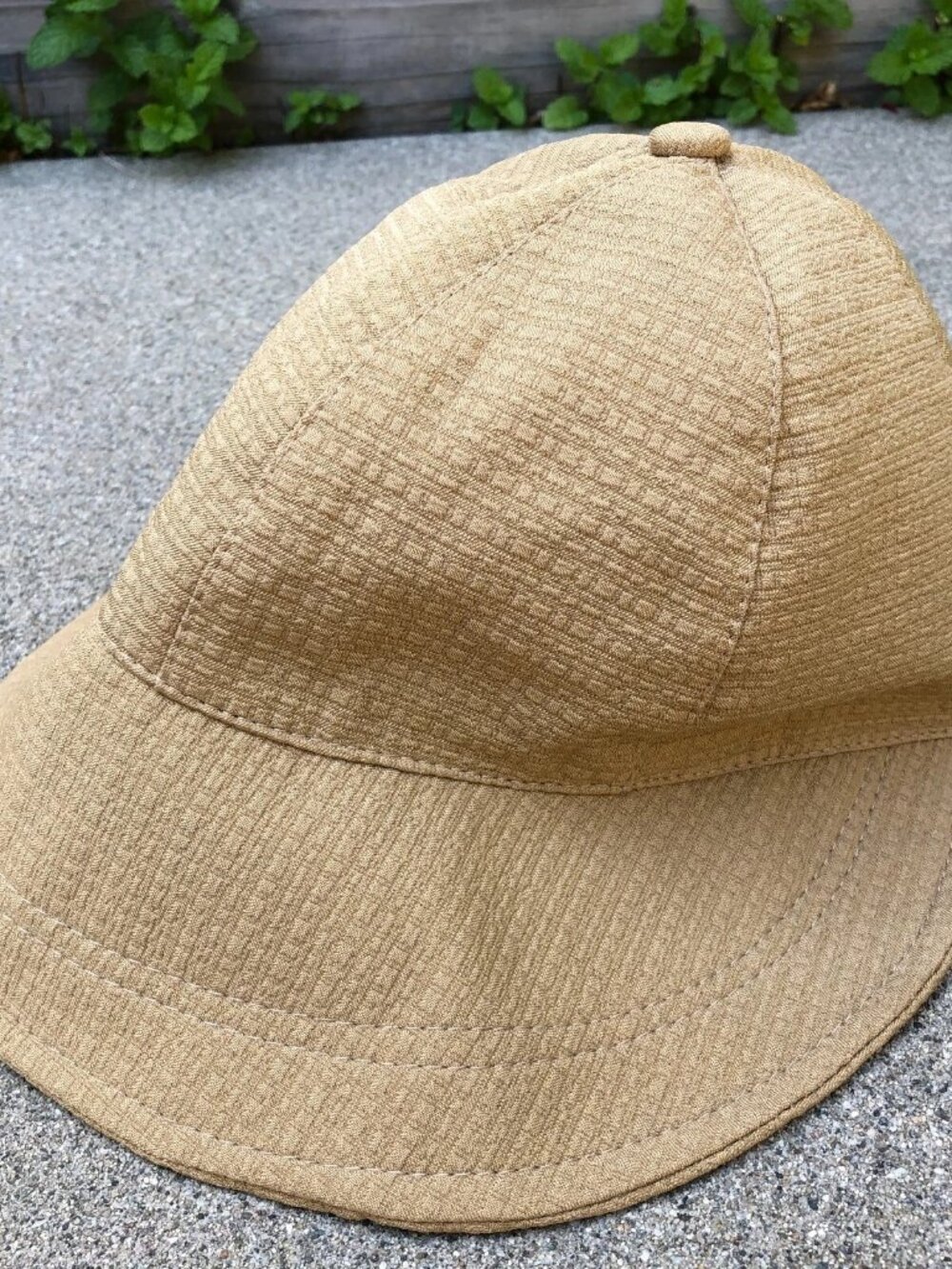 Women's Adjustable Sun Hat Beige Cap One Size Wide Brim